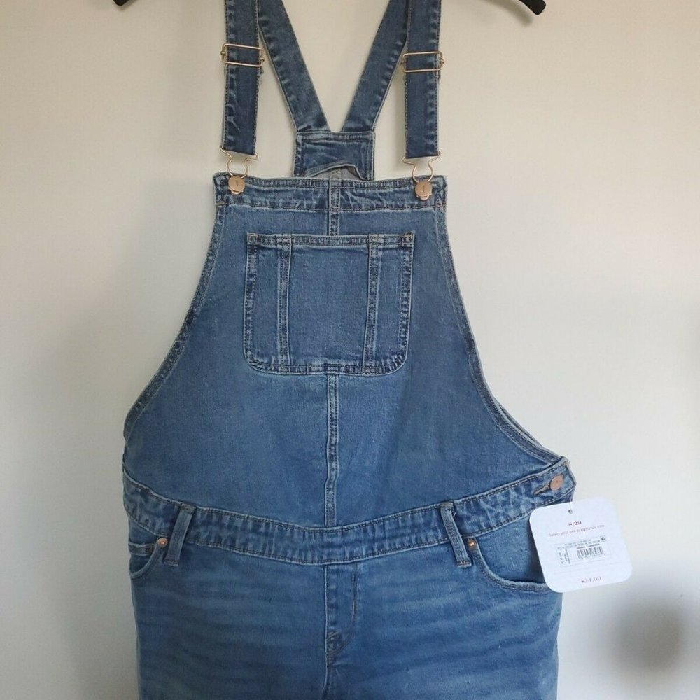Ingrid isabel maternity Denim Overall Shorts